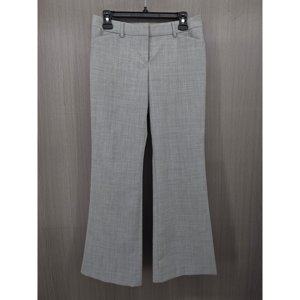 Express Design Studio Editor Vintage Y2K Bootcut Gray Dress Pants Womens 4